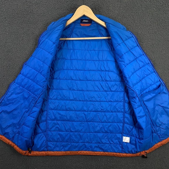 Johnnie O Hudson Quilted Vest Mens Large Puffer Full Zip Nylon golf Harvest - Picture 7 of 12